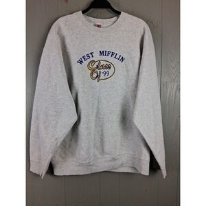 Vintage West Mifflin Class of 99 Fruit of the‎ Loom Sweatshirt Mens 2XL Philly